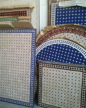 Moroccan Tiled Mosaic Tables