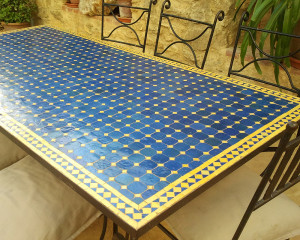 Moroccan Mosaic Tiled Table