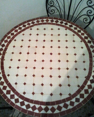 Moroccan Mosaic Tiled Table