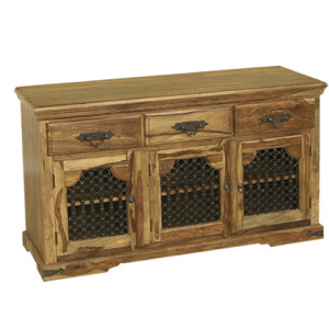 Jali 3 Door Sideboard