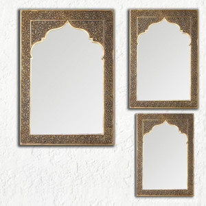 Metal Mirrors Brass